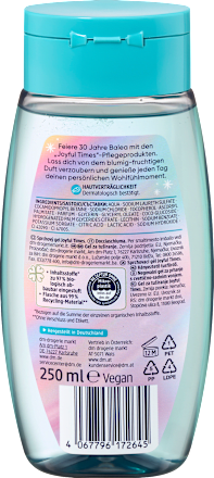 Sprchovací gél Joyful Times 30 rokov Balea