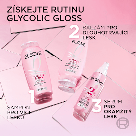 šampon na vlasy Glycolic Gloss L'ORÉAL PARiS ELSEVE