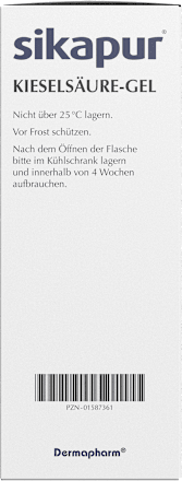 sikapur Silicium Gel F 2,8 g/100 ml Gel Kieselsäure-Gel mit gefälltem, disperskolloidalem Siliciumdioxid zum Einnehmen und zur Anwendung auf der Haut sikapur