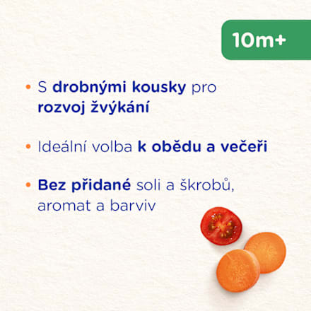 příkrm dušená zelenina s čočkou 10m+ Sunar