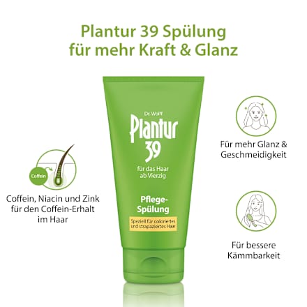 Conditioner Pflege coloriertes und strapaziertes Haar Plantur 39