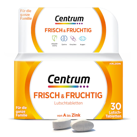 Centrum Frisch & Fruchtig Lutschtabletten 30 St Centrum