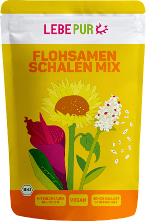 Pulver Flohsamenschalen Mix Lebepur