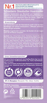 Haarmaske Sheabutter Schaebens