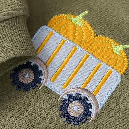 Jogginghose mit Traktor-Motiv, grün, Gr. 74 ALANA