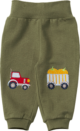 Jogginghose mit Traktor-Motiv, grün, Gr. 80 ALANA