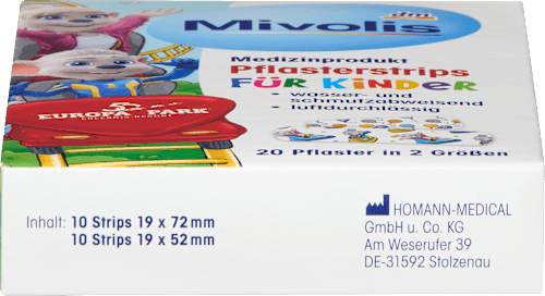 Pflasterstrips für Kinder Europa - Park Edition Mivolis