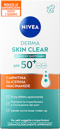 Fluido UV Derma Skin Clear SPF50+ NIVEA