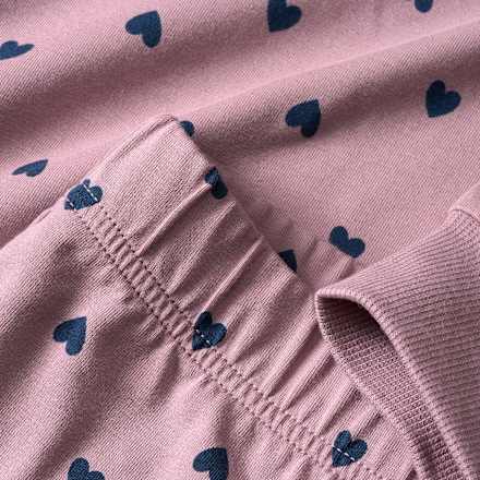 Schlafanzug Pro Climate mit Herz-Muster, lila, Gr. 122/128 ALANA