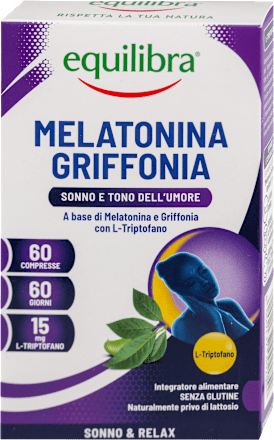 MELATONIN + GRIFFONIA tablete equilibra