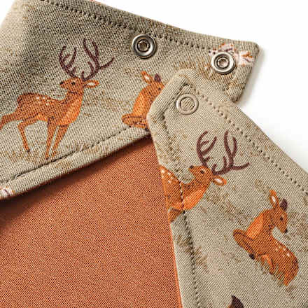 Halstuch Pro Climate mit Waldtier-Muster, braun & grün ALANA