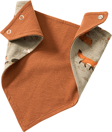 Halstuch Pro Climate mit Waldtier-Muster, braun & grün ALANA