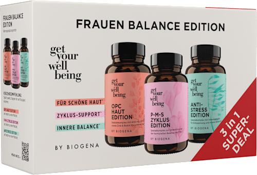 Frauen Balance Bundle Kapseln 3 x 60 St get your well being BY BIOGENA
