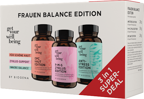 Frauen Balance Bundle Kapseln 3 x 60 St get your well being BY BIOGENA