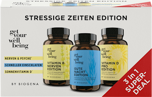 Stressige Zeiten Edition Kapseln Bundle 3 x 60 St get your well being BY BIOGENA