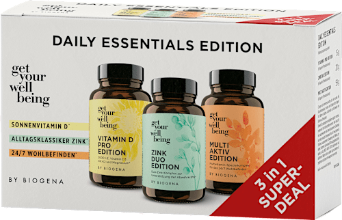 Daily Essentials Edition Kapseln Bundle 3 x 60 St get your well being BY BIOGENA