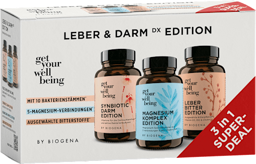 Leber und Darm Detox Bundle Kapseln 3 x 60 St get your well being BY BIOGENA