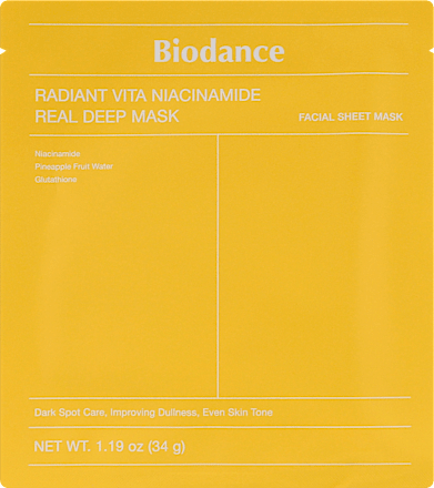 hydrogelová pleťová maska Radiant Vita Niacinamide Biodance