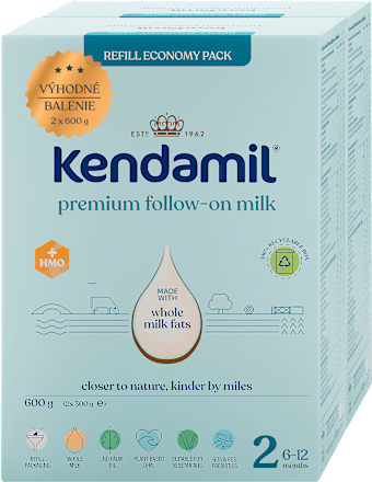 Následná dojčenská mliečna výživa Premium 2 Kendamil