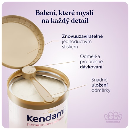 počáteční mléčná kojenecká výživa 1 Premium 1 0m Kendamil