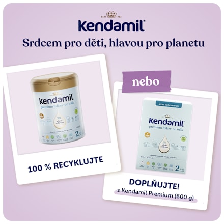 pokračovací mléčná kojenecká výživa 2 Premium HMO 6m Kendamil