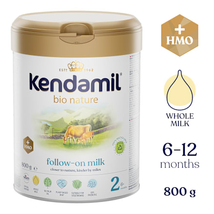 bio nature pokračovací mléčná kojenecká výživa 2 HMO 6m Kendamil