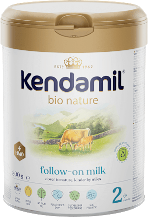bio nature pokračovací mléčná kojenecká výživa 2 HMO 6m Kendamil