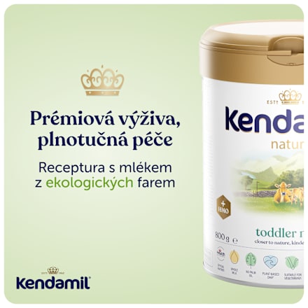 nature pokračovací mléčná kojenecká výživa 3 HMO 12m Kendamil