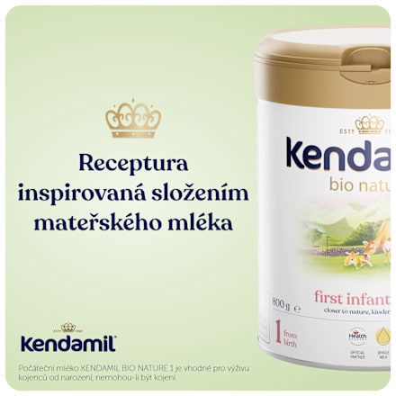 bio nature počáteční mléčná kojenecká výživa 1 0m Kendamil