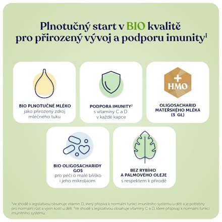 bio nature pokračovací mléčná kojenecká výživa 2 HMO 6m Kendamil