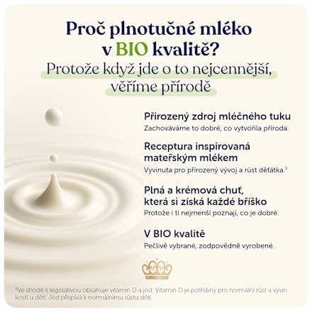 bio nature pokračovací mléčná kojenecká výživa 2 HMO 6m Kendamil