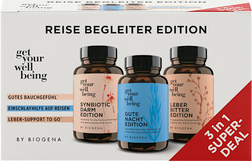 Reise Begleiter Edition Kapseln Bundle 3 x 60 St get your well being BY BIOGENA