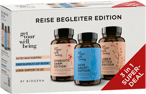 Reise Begleiter Bundle Kapseln 3 x 60 St get your well being BY BIOGENA