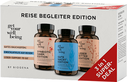 Reise Begleiter Edition Kapseln Bundle 3 x 60 St get your well being BY BIOGENA