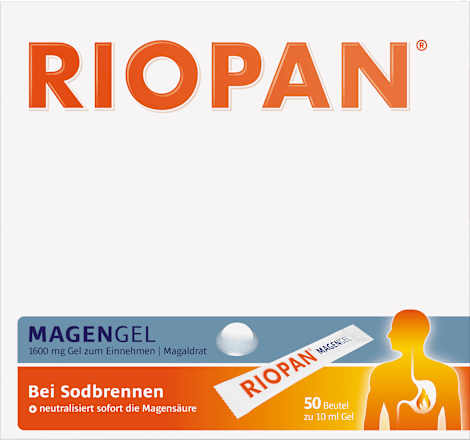 RIOPAN Magen Gel 1600 mg Magaldrat zum Einnehmen Beutel 50 St à 10ml RIOPAN
