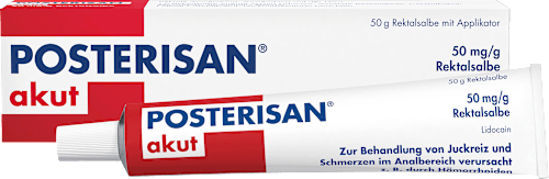 POSTERISAN akut 50mg/g Rektalsalbe POSTERISAN