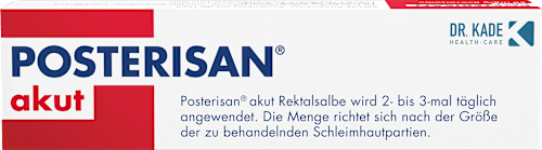 POSTERISAN akut 50mg/g Rektalsalbe POSTERISAN