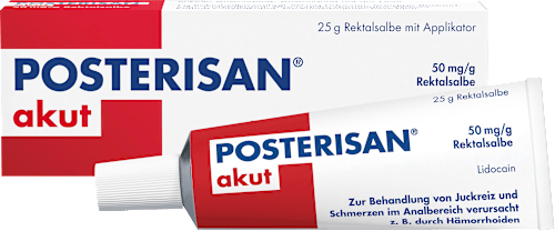 POSTERISAN akut 50mg/g Rektalsalbe POSTERISAN