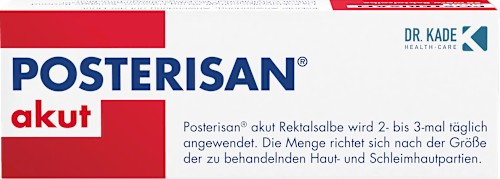 POSTERISAN akut 50mg/g Rektalsalbe POSTERISAN