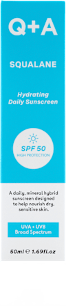 Crema solare quotidiana idratante Squalane SPF50 Q+A