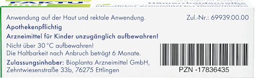 Faktu lind Hämorrhoidensalbe 62,5 mg / 1 g Salbe Wirkstoff: Hamamelisblätter- und -zweigedestillat FAKTU lind