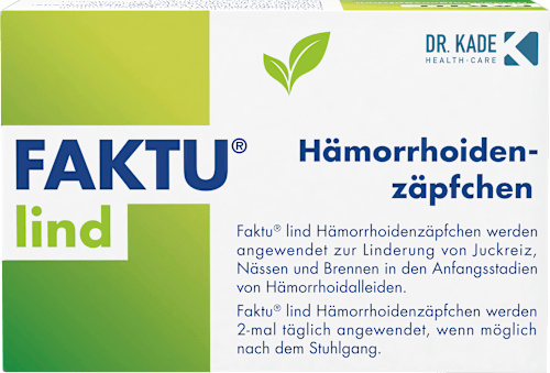FAKTU lind Hämorrhoidenzäpfchen 400 mg / Zäpfchen FAKTU lind