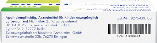 FAKTU lind Hämorrhoidenzäpfchen 400 mg / Zäpfchen FAKTU lind