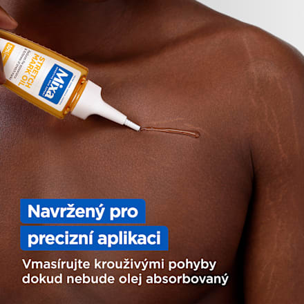 tělový olej proti striím Mixa