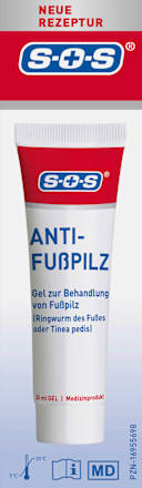 Fußpilz Gel Behandlung SOS
