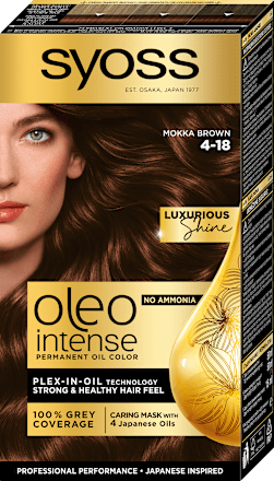 Боя за коса без амоняк - Nr.4-18 Mokka Brown syoss Oleo Intense