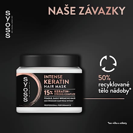 maska na vlasy Intense Keratin syoss
