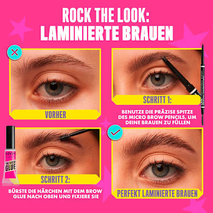 Augenbrauengel The Brow Glue Stick 01 Transparent NYX PROFESSIONAL MAKEUP