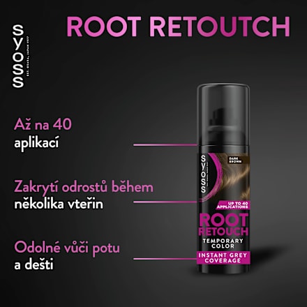 Root Retoucher korektor odrostů tmavě hnědý syoss