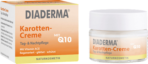 Gesichtscreme Tag & Nacht Karotten-Creme mit Q10 Diaderma